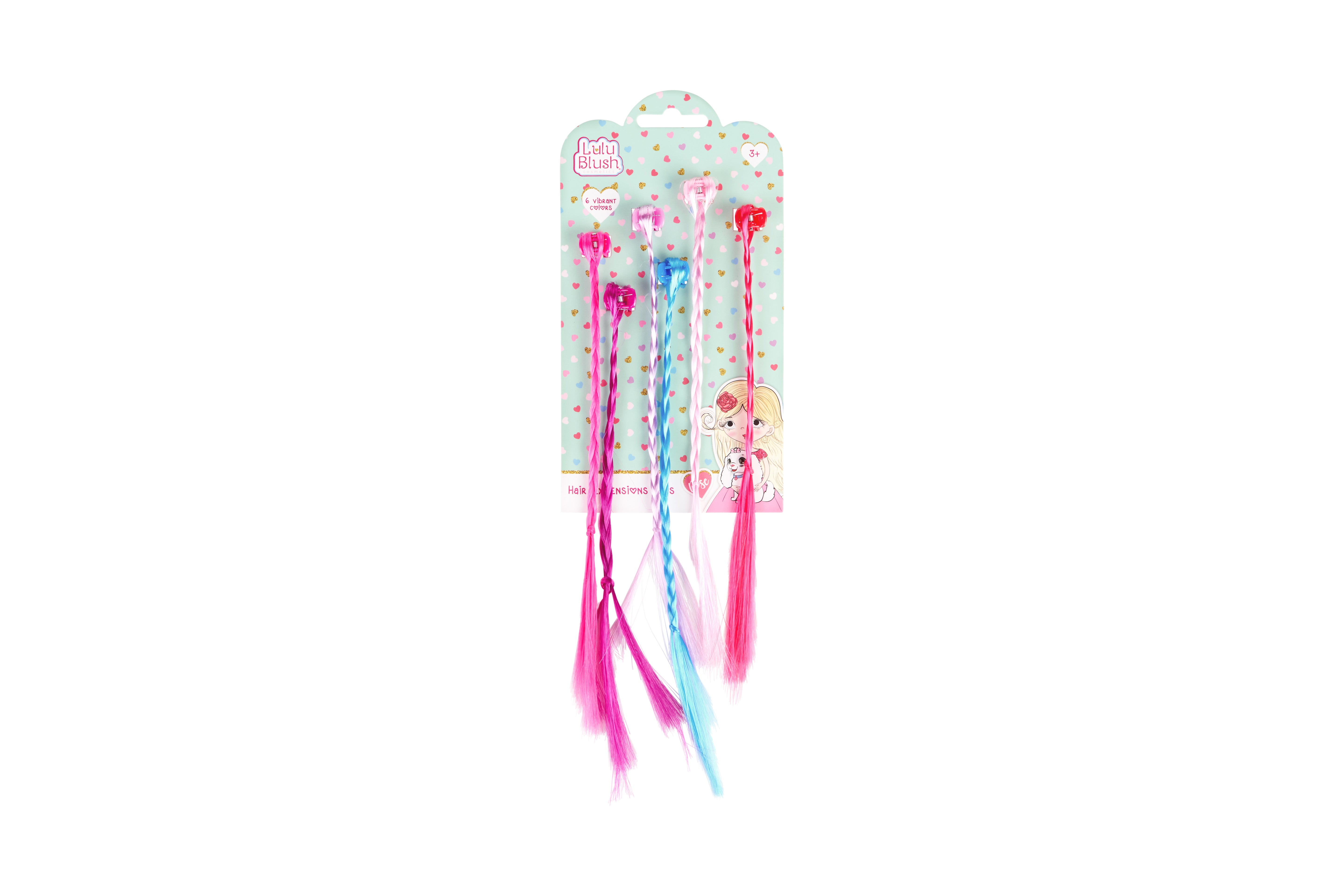 Lulu Blush Hairclip With Extension