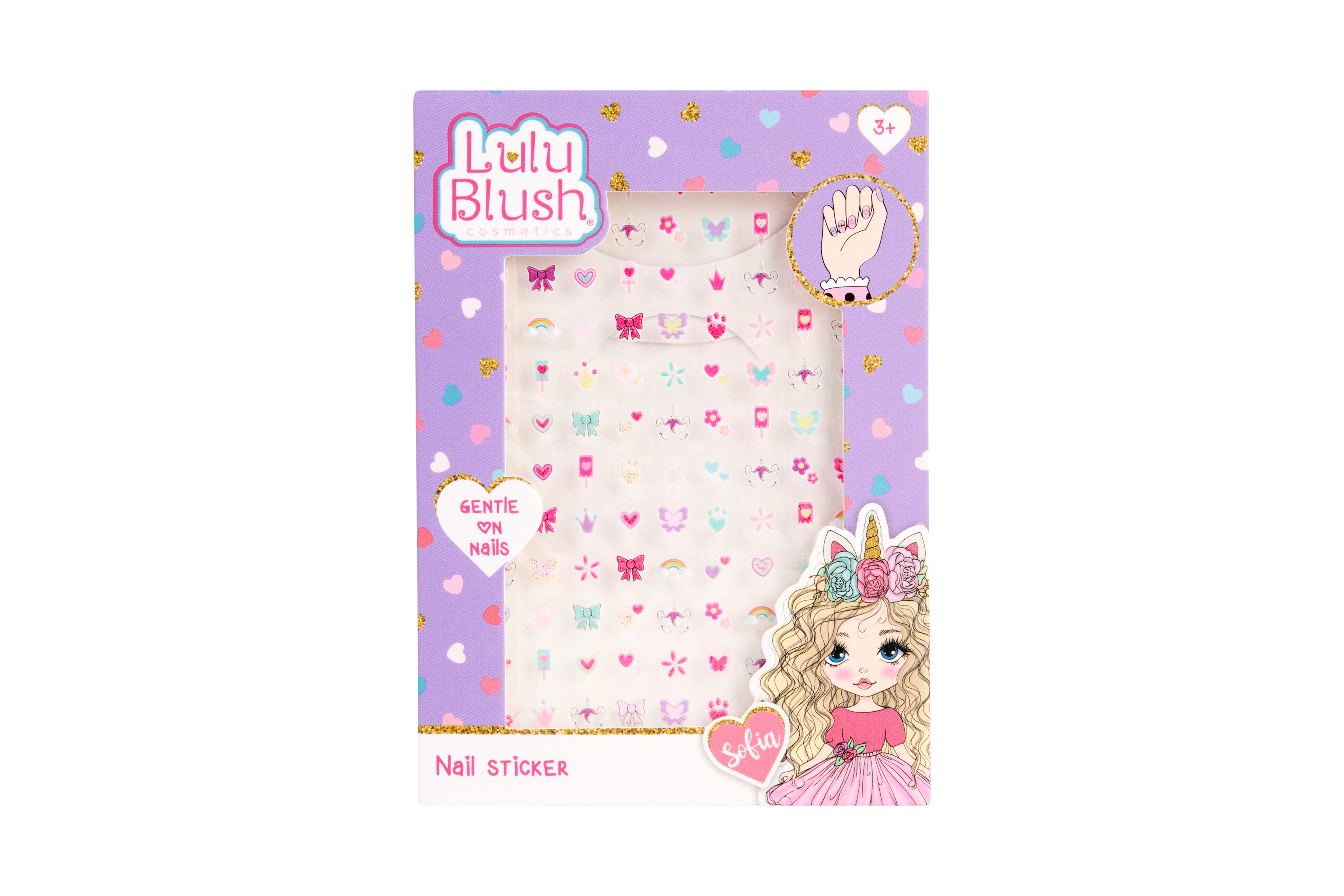 Lulu Blush Nail Stickers