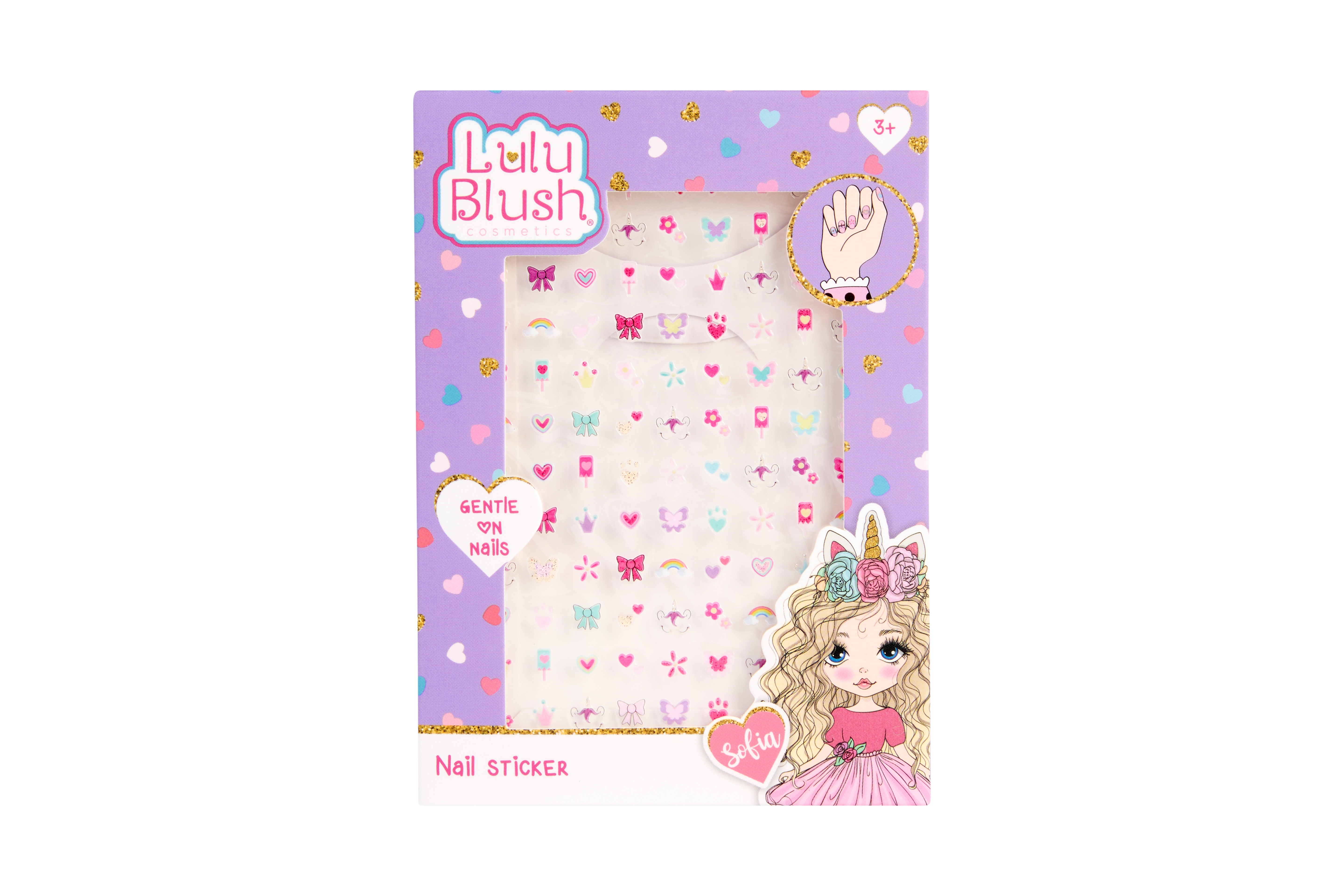 Lulu Blush Nail Stickers