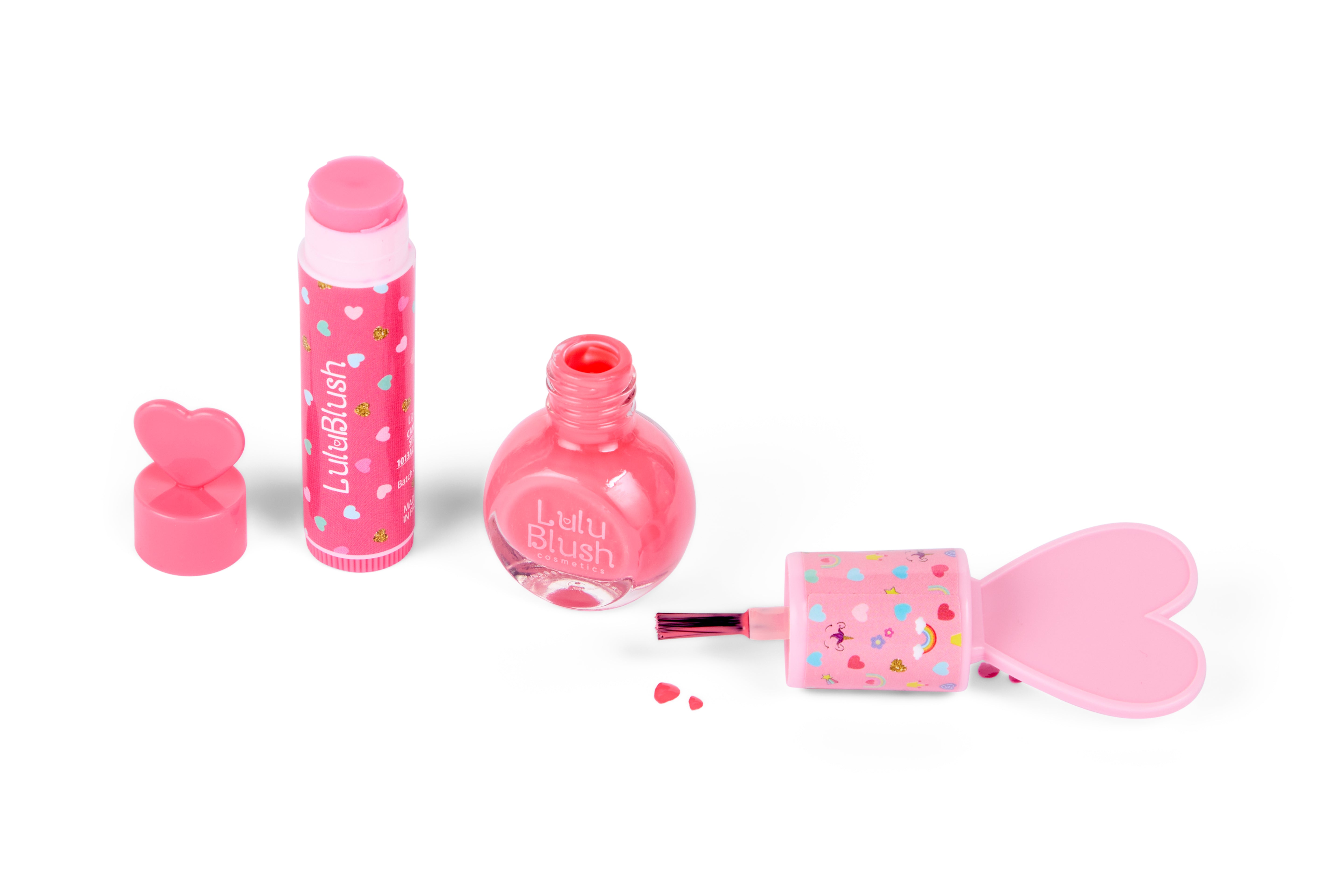 Lulu Blush Makeup Case Transparent