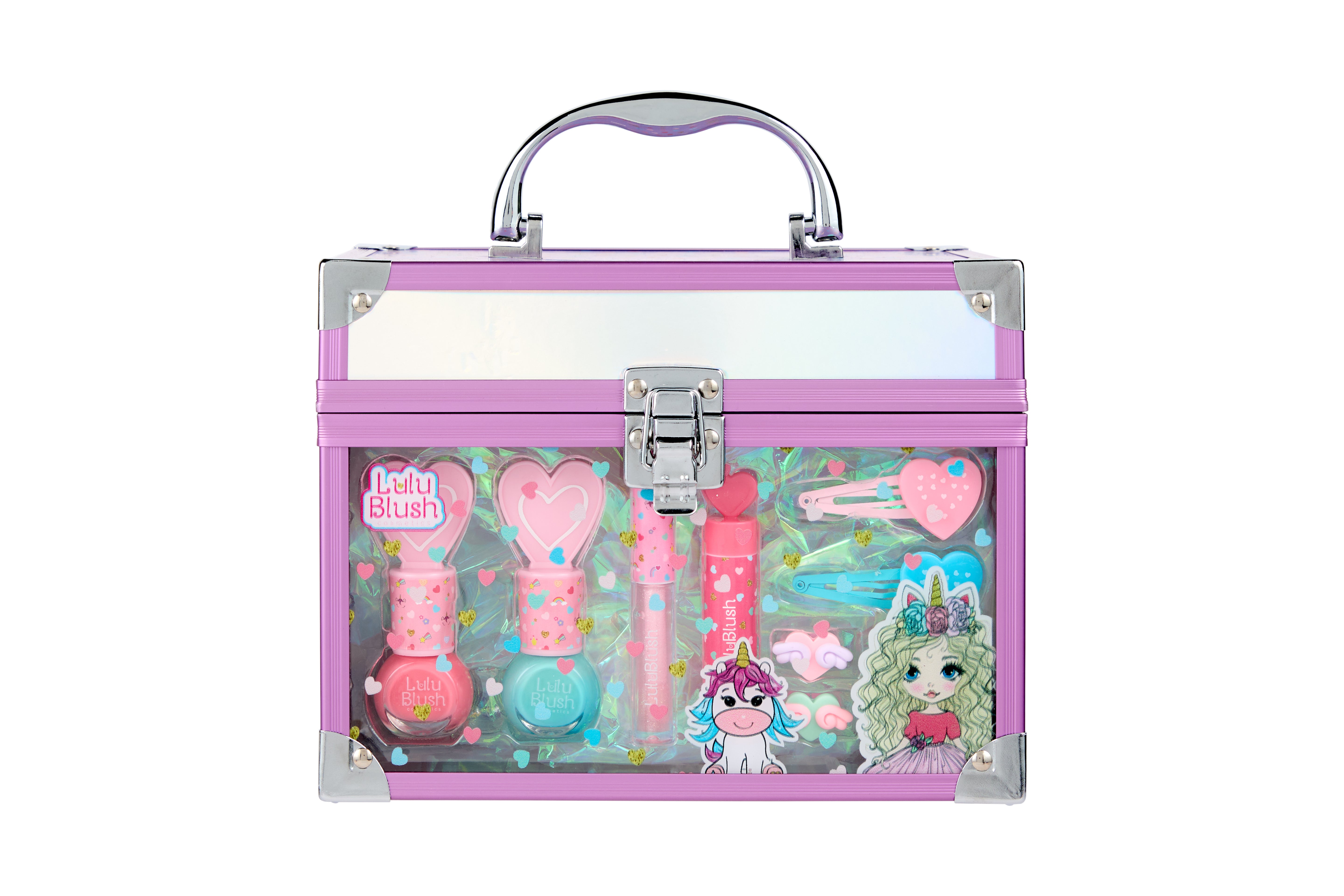 Lulu Blush Makeup Case Transparent