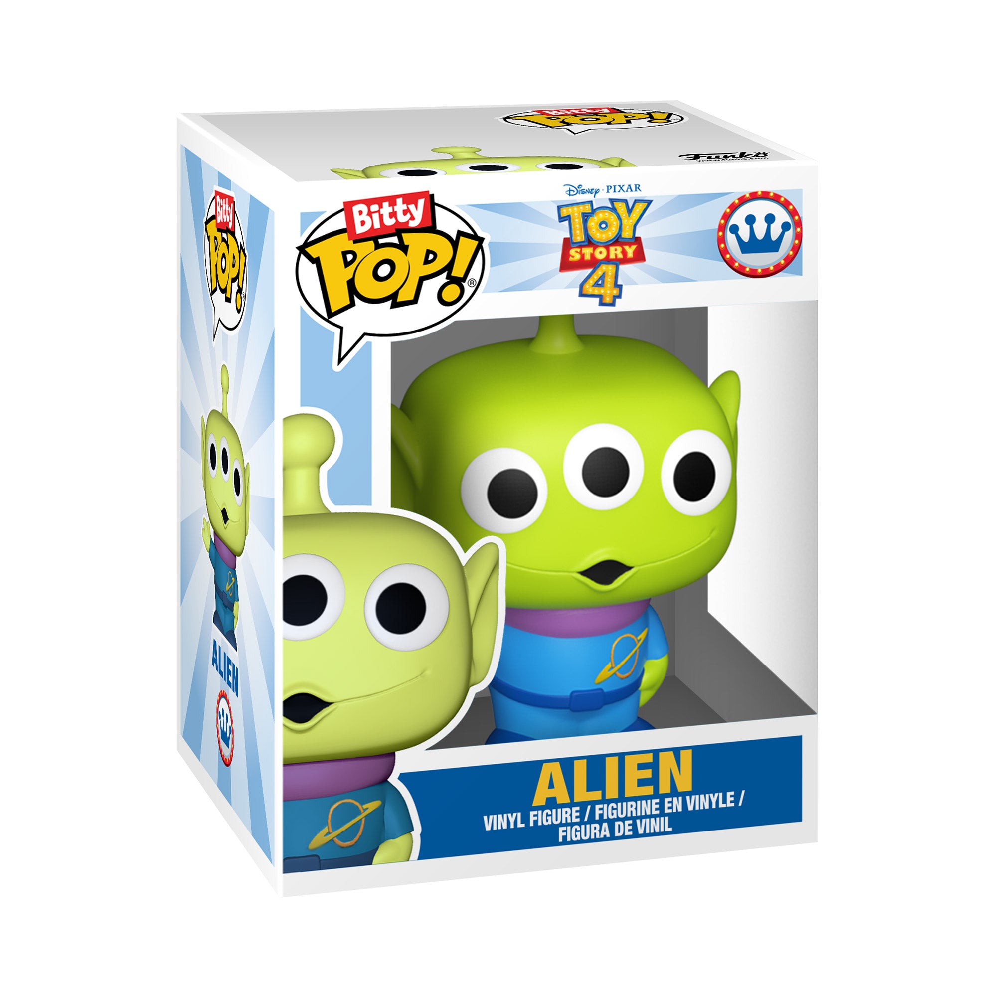 Funko Bitty Pop!  Arcade Claw: Toy Story - Alien (Glow)