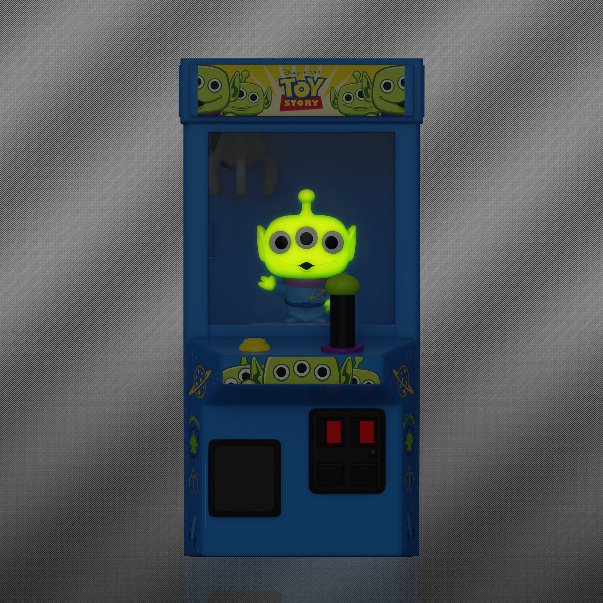 Funko Bitty Pop!  Arcade Claw: Toy Story - Alien (Glow)