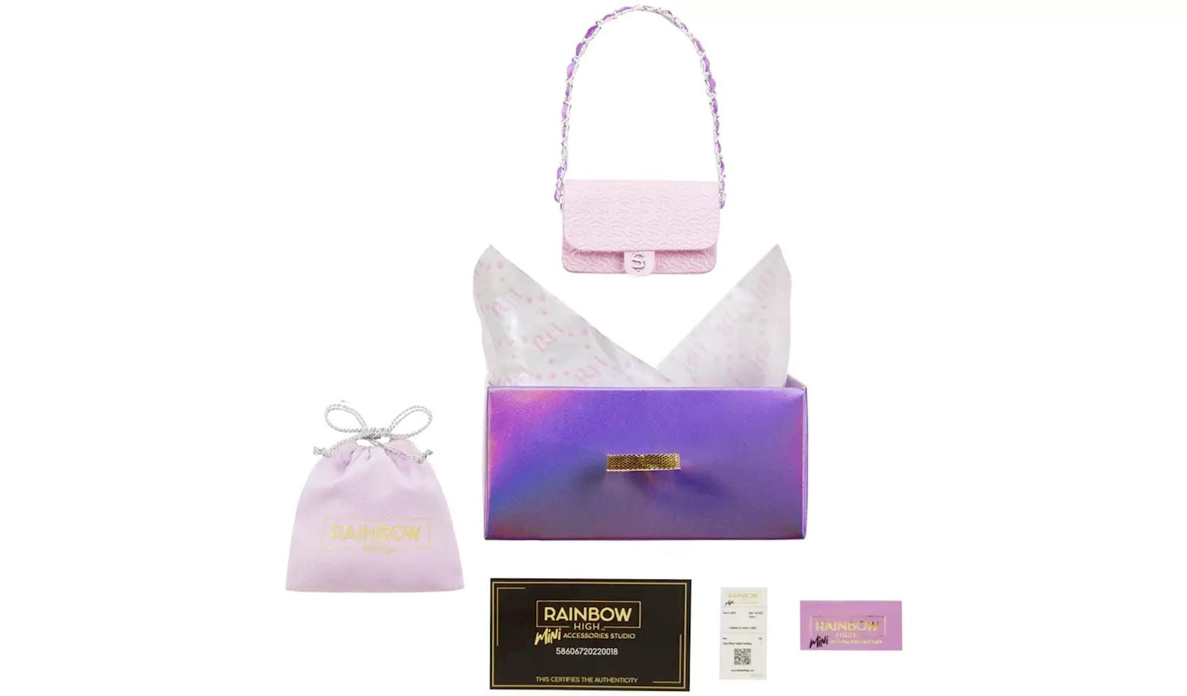 Rainbow High Mini Accessories Studio Handbags, 25+ Mystery Fashion Assortment