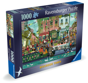 Ravensburger Riverside Town 1000 Piece Jigsaw Puzzle