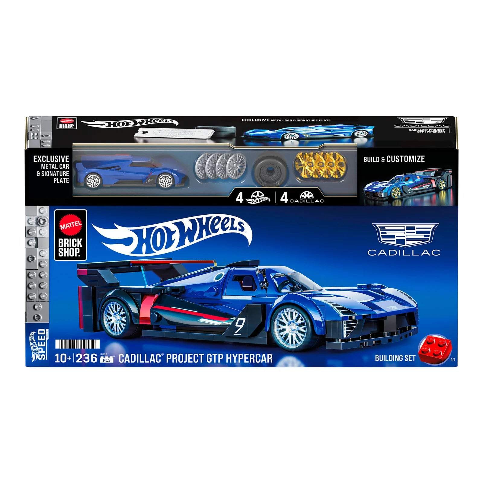 Mattel Brick Shop Hot Wheels Cadillac Project Gtp Hypercar