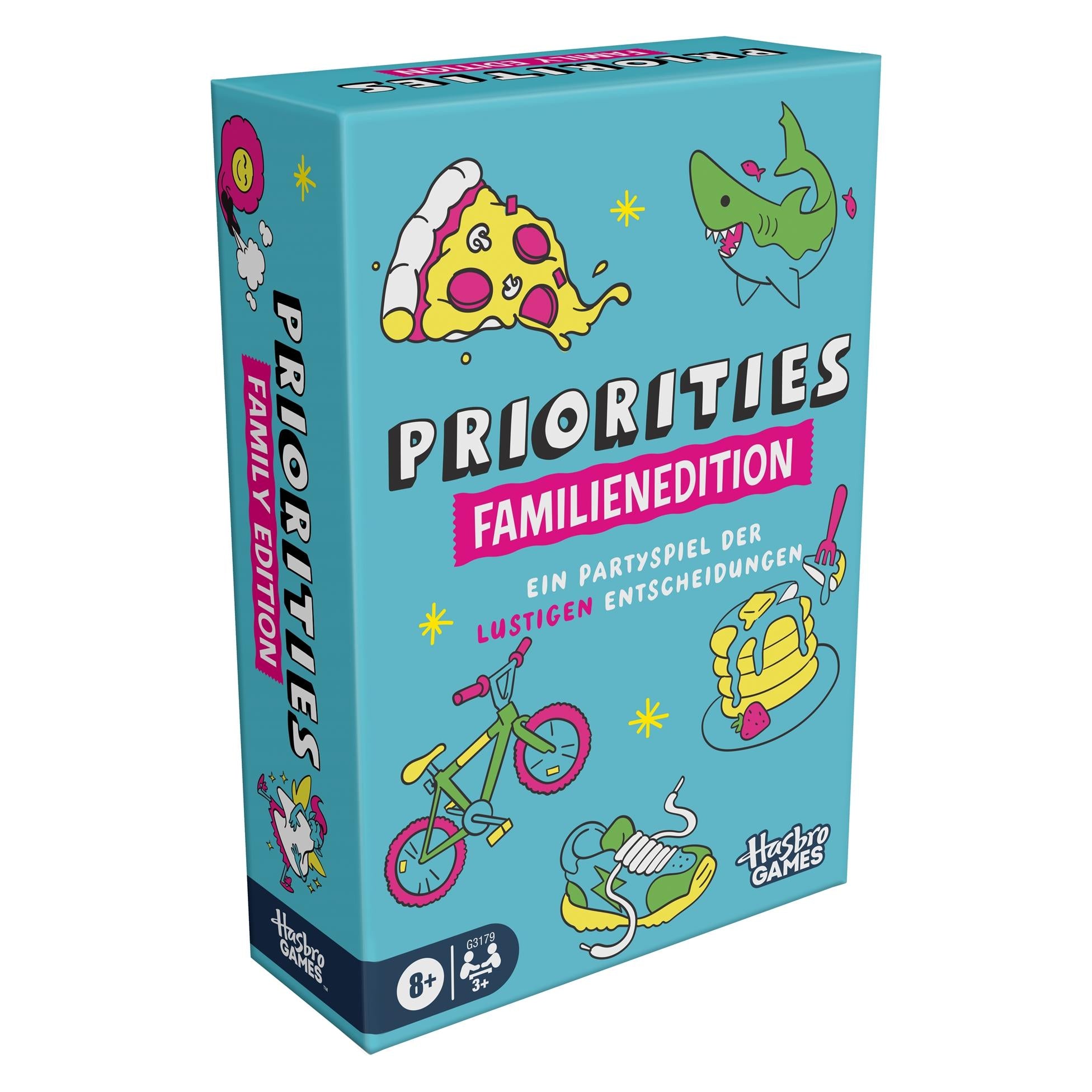 Priorities Family Edition Card Game For Kids And Adults, Party Game Of Silly Choices