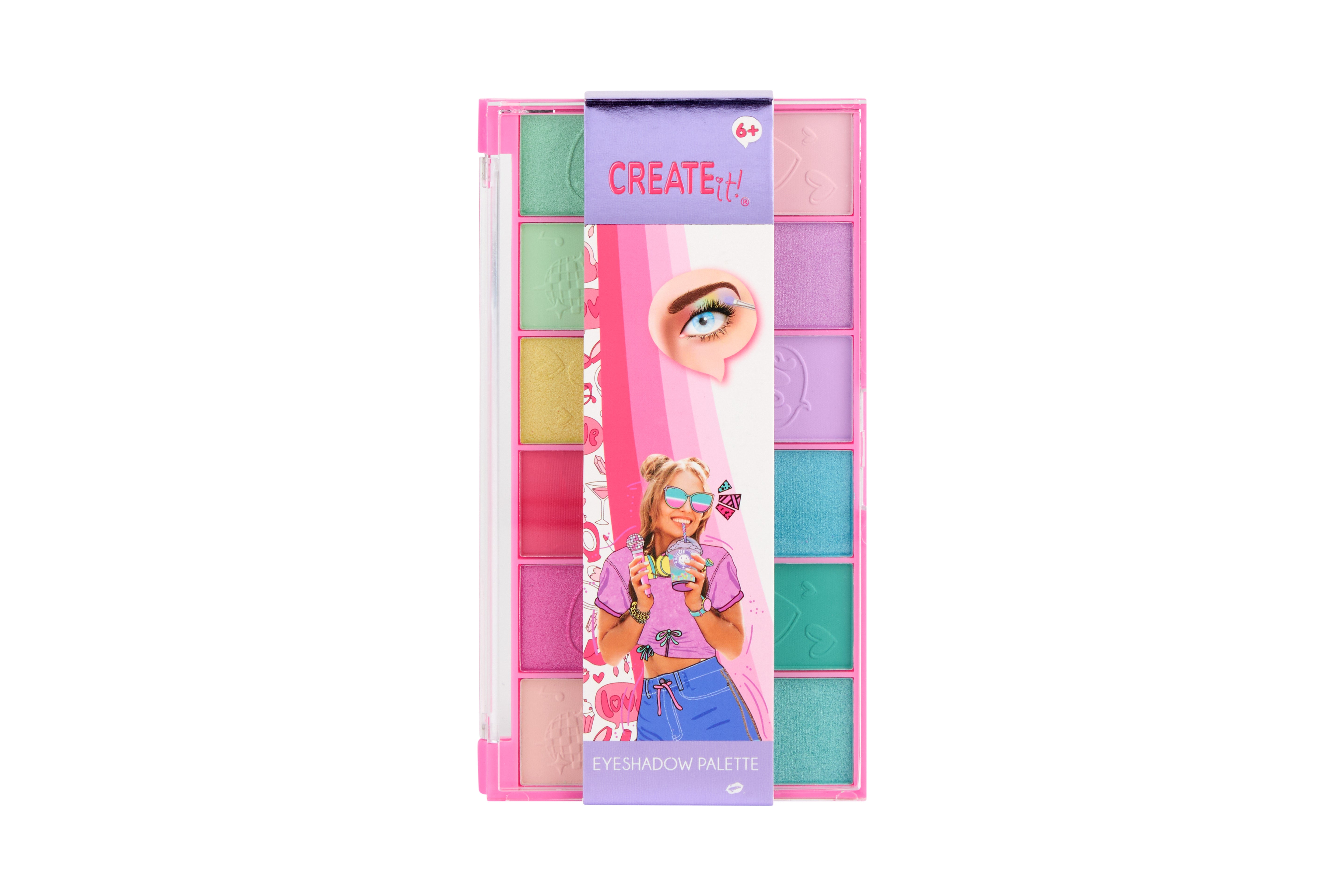 Create It! Eyeshadow Palette - Rainbow Pink
