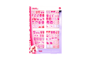 Create It! Artificial Nails Self-Adhesive 96 Pack