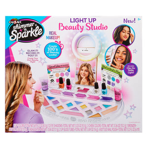 Shimmer And Sparkle Light Up Beauty Studio With Selfie Ring Set
