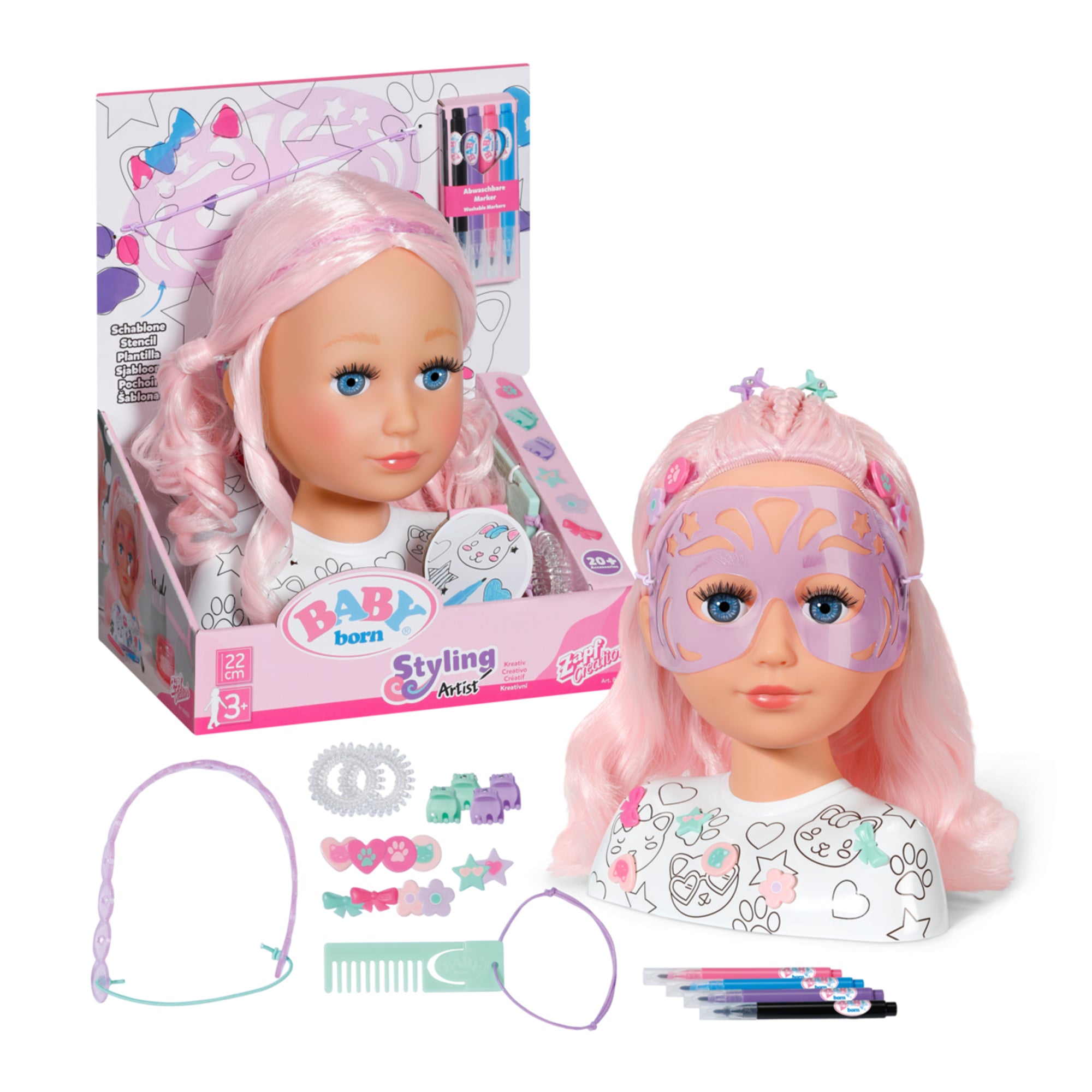 Baby Born Styling Head Artist Set