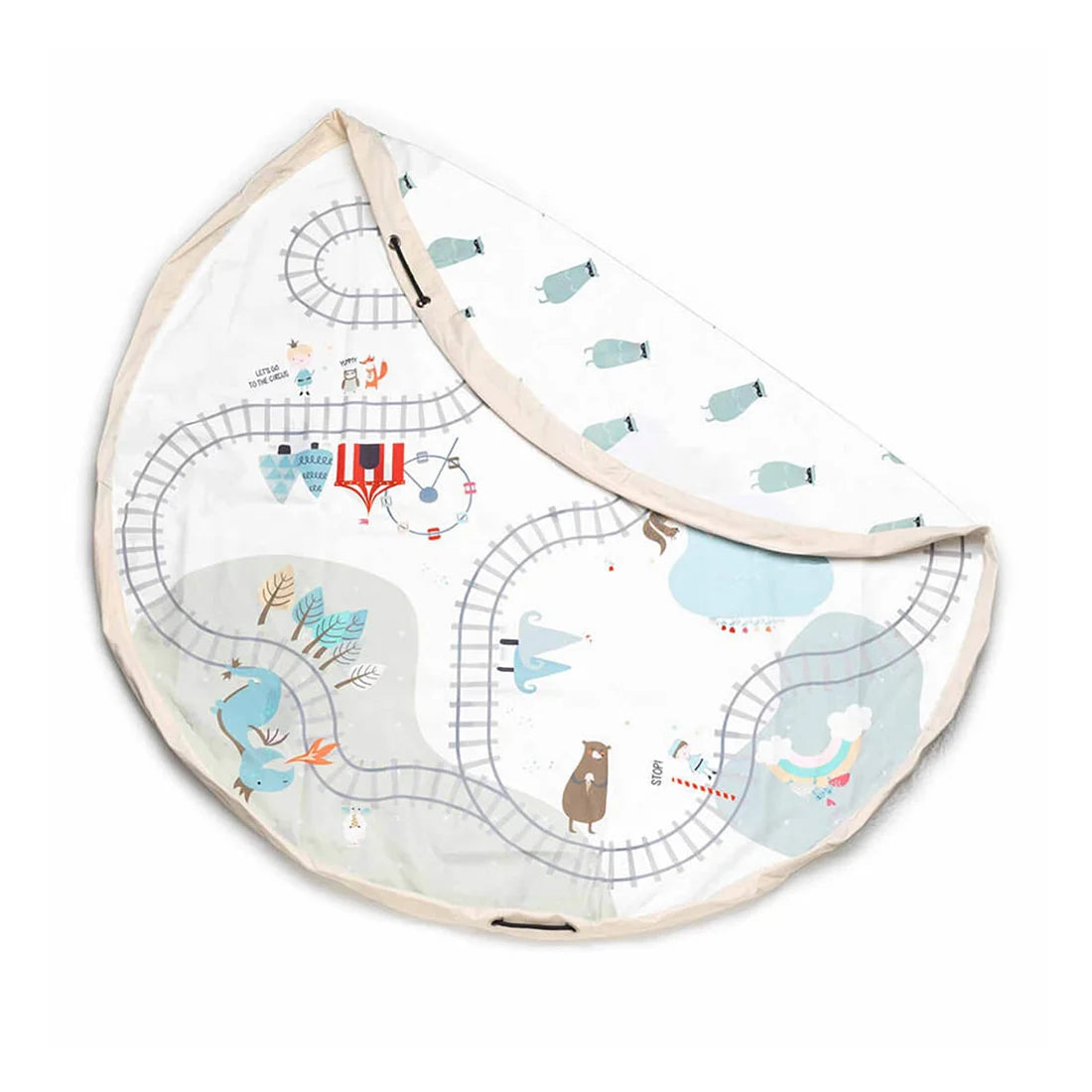 Activity Mat 2-In-1 Train Map Play & Go