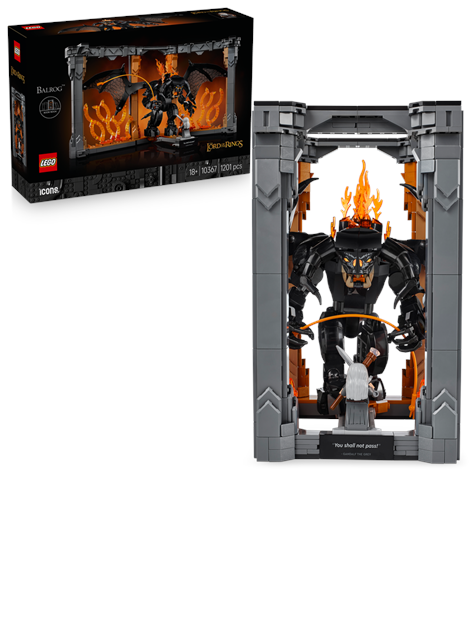 Lego Icons The Lord Of The Rings: Balrog Book Nook 10367