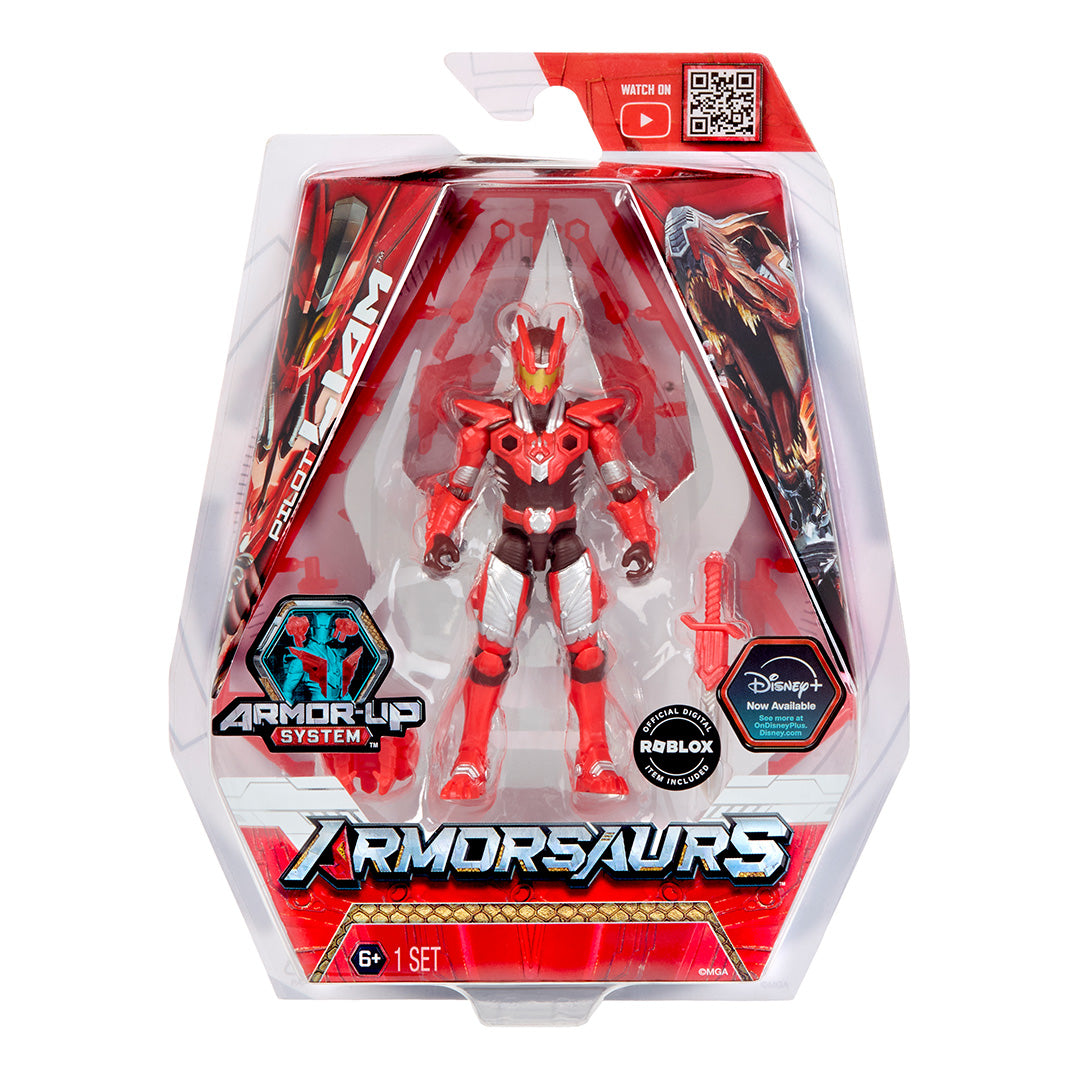 Armorsaurs Action Figure T-Rex Pilot Liam