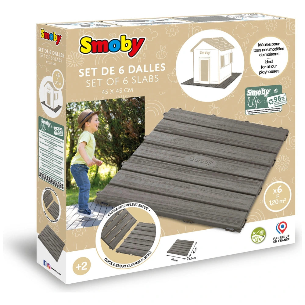 Smoby Life Play House Floor Slabs 6 Pack