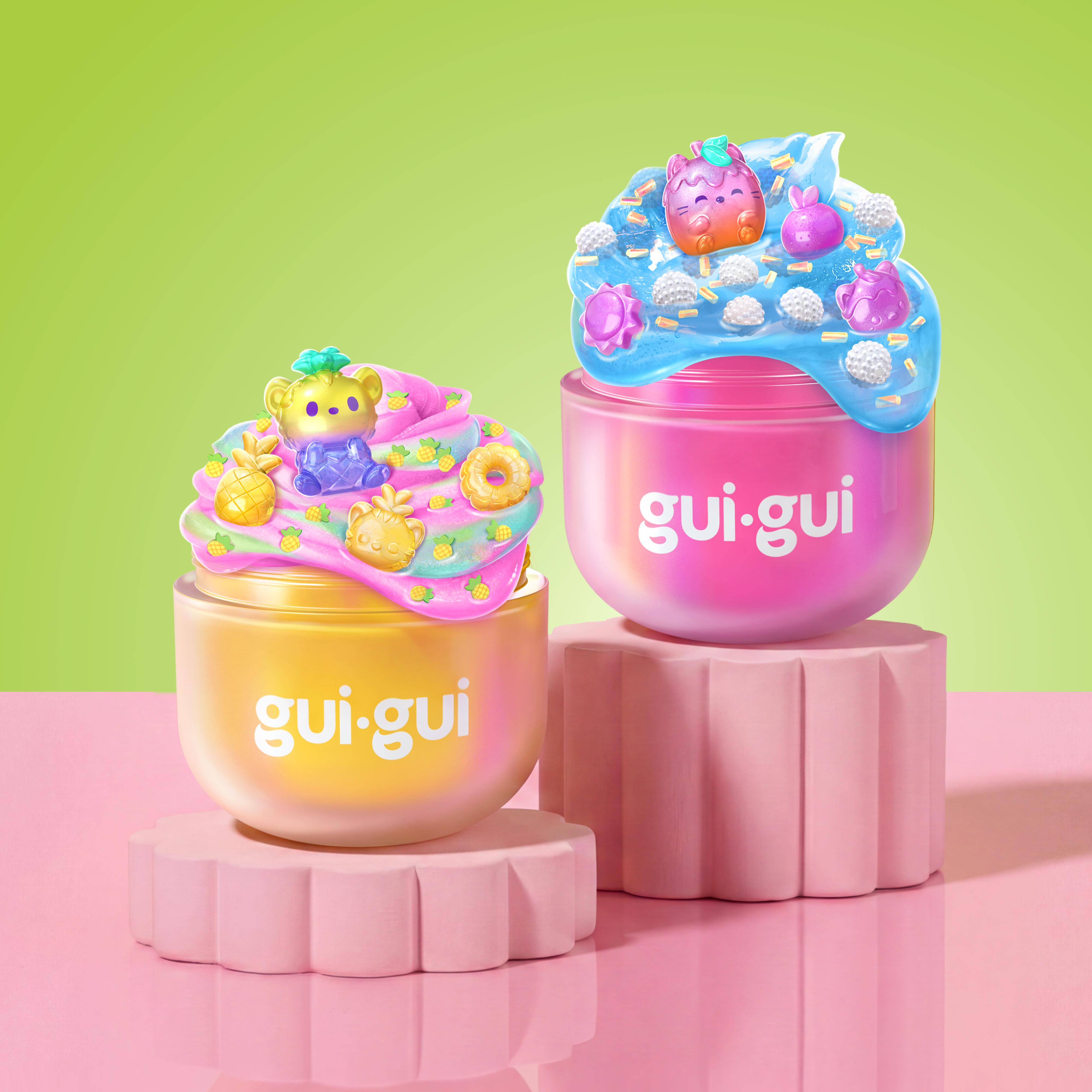 Gui Gui Fruity Glow Deluxe Twin Pack: Beautify Your Slime