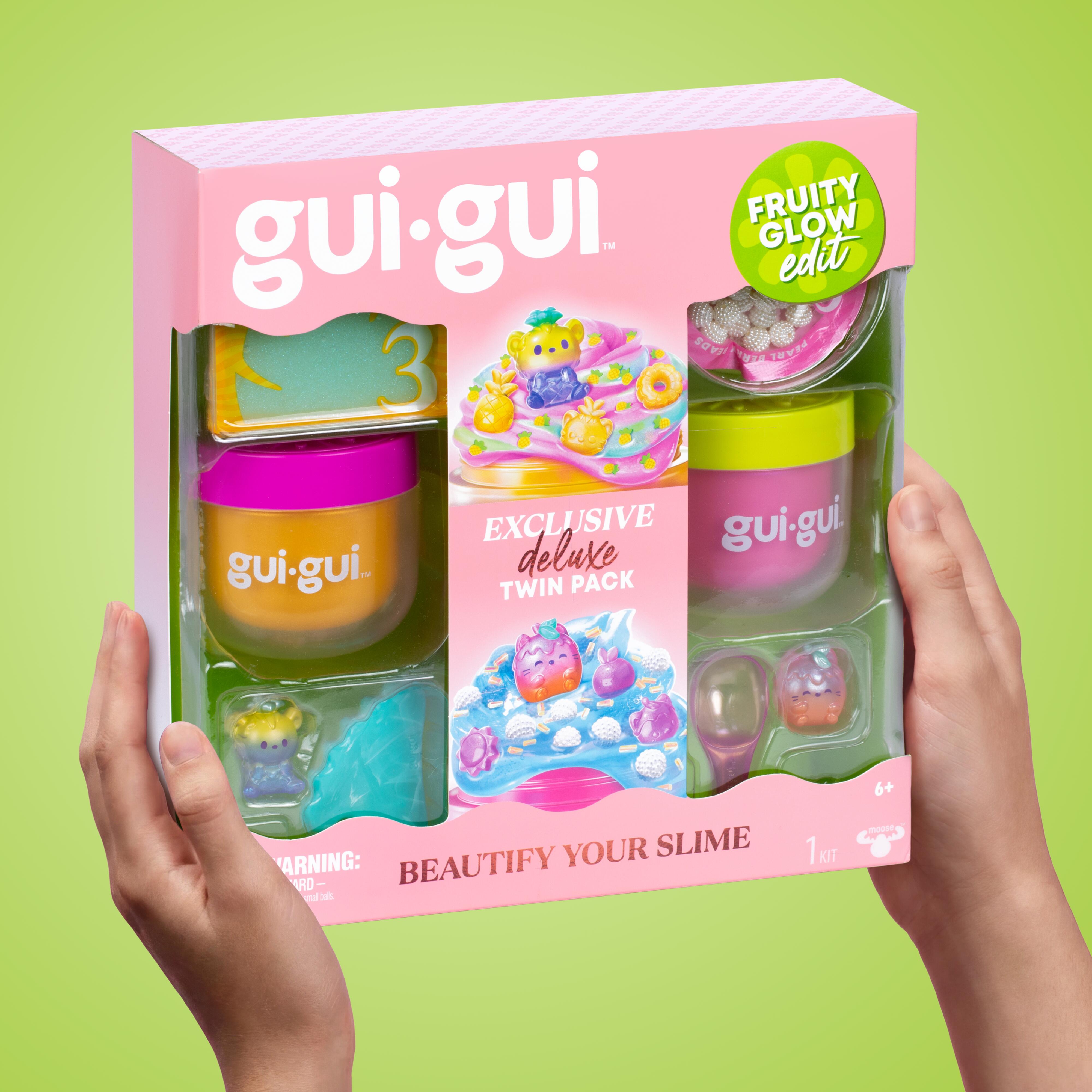 Gui Gui Fruity Glow Deluxe Twin Pack: Beautify Your Slime