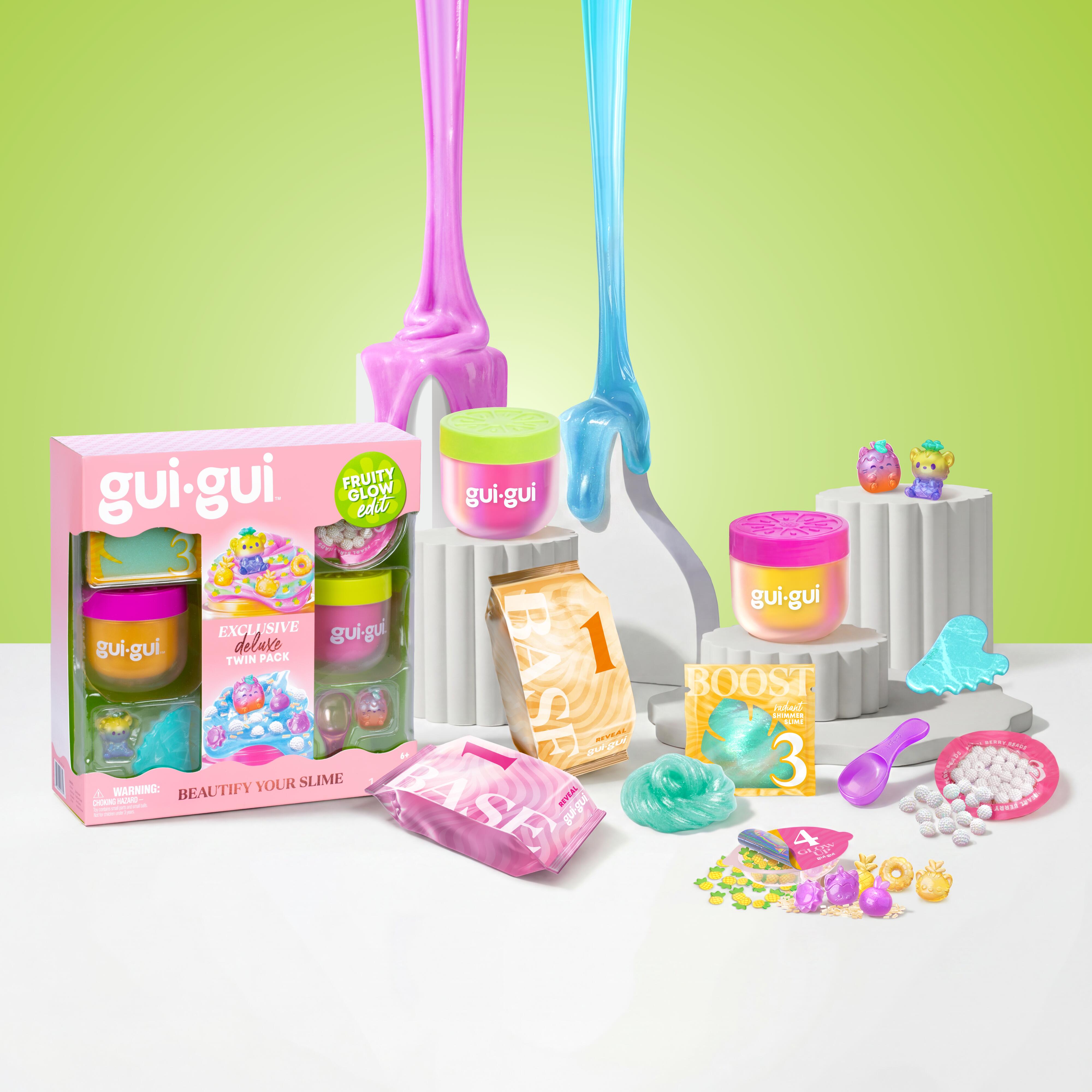 Gui Gui Fruity Glow Deluxe Twin Pack: Beautify Your Slime