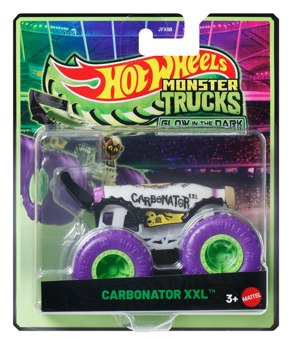 Hot Wheels Monster Truck 1:64 Glow In The Dark