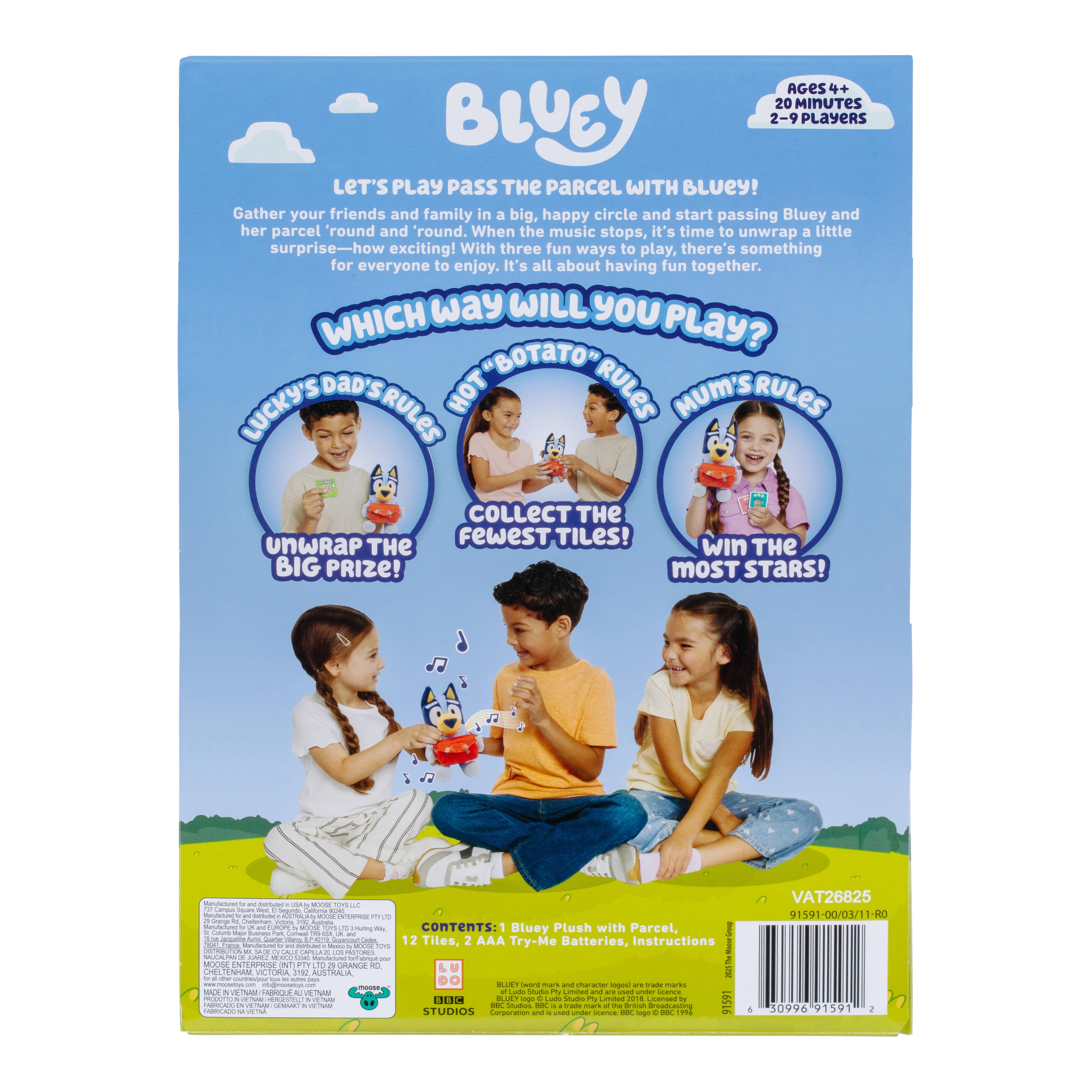 Bluey Pass The Parcel