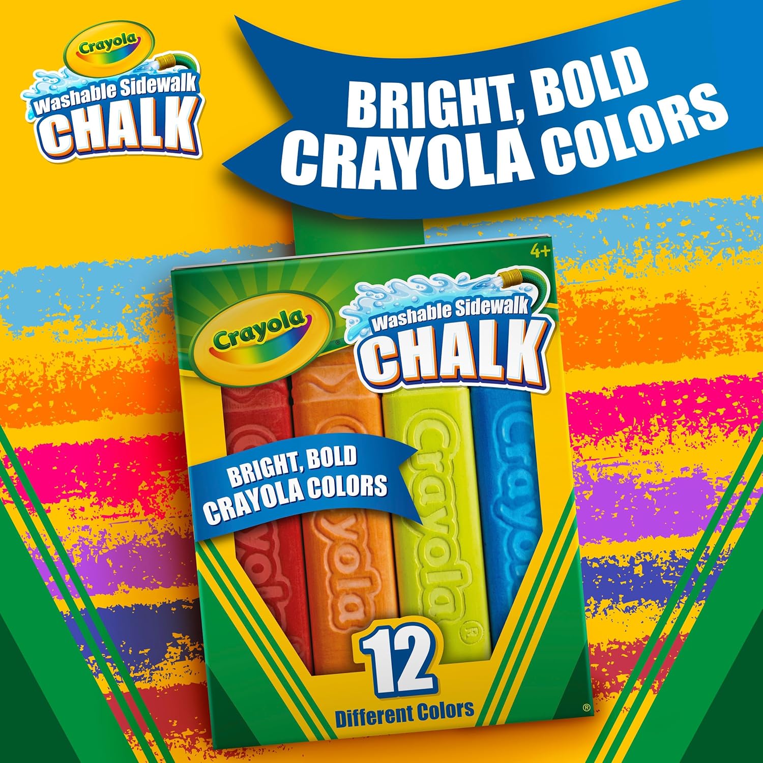 Crayola 12 Pack Sidewalk Chalk