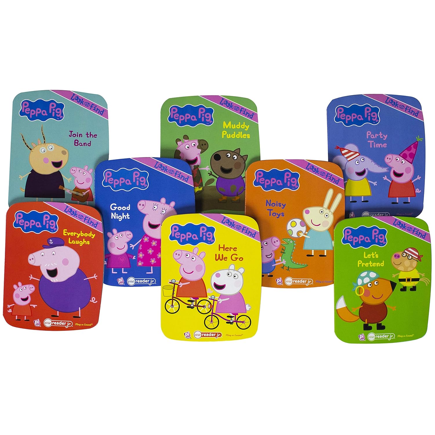 Peppa Pig Electronic Me Reader And 8 Book Interactive Library Set