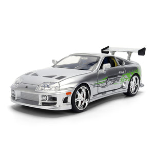 Fast & Furious Anniversary Brian's Toyota Silver Finish 1:24 Scale Die Cast Vehicle