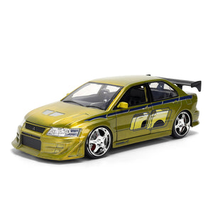 Fast & Furious Anniversary Mitsubishi Lancer Colour Brush 1:24 Scale Die Cast Vehicle