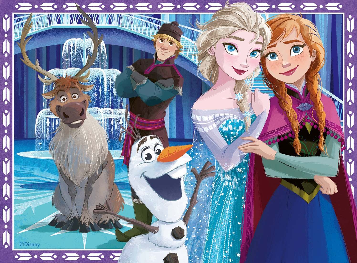Ravensburger Disney Frozen, 4 In A Box (12, 16, 20, 24 Piece) Jigsaw Puzzles