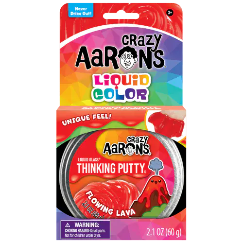 Crazy Aarons Thinking Putty Flowing Lava