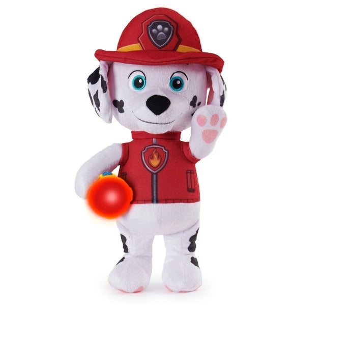 Paw Patrol Snuggle Up Marshall Plush With Torch And Sounds