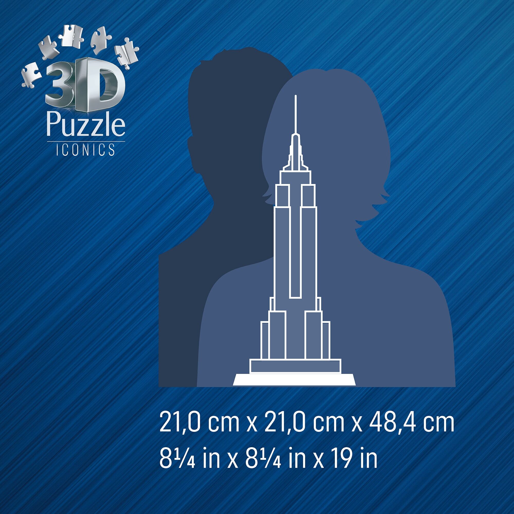 Ravensburger Iconics Empire State Building - Light Up 216 Piece 3D Jigsaw Puzzle