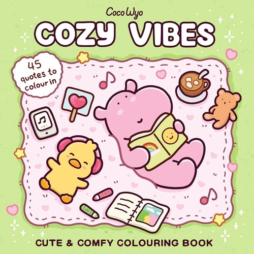 Cozy Cuties By Coco Wyo Colouring Book