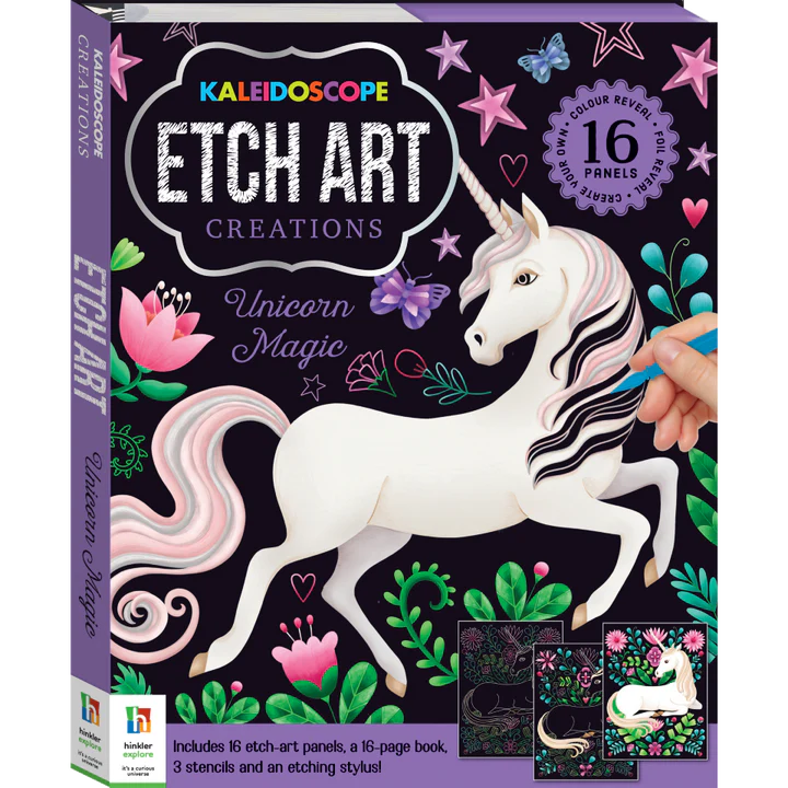Kaleidoscope Etch Art Creations: Unicorn Magic