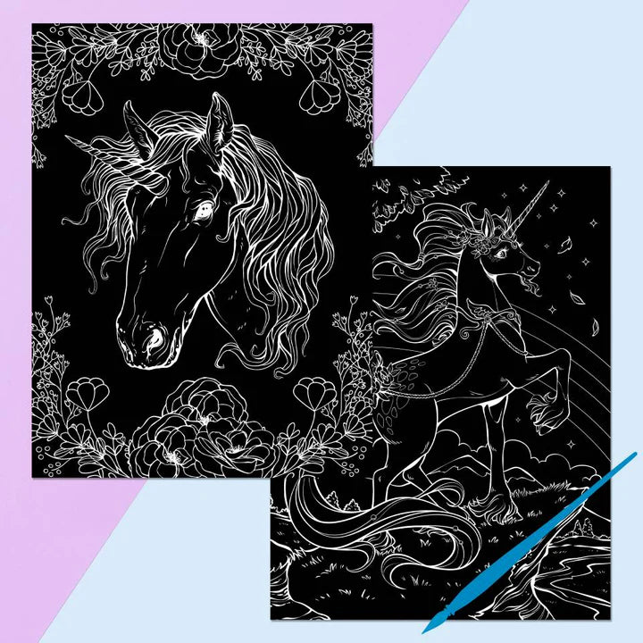 Kaleidoscope Etch Art Creations: Unicorn Magic