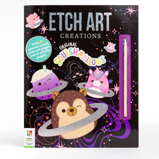 Original Squishmallows Scratch Art Creations Book