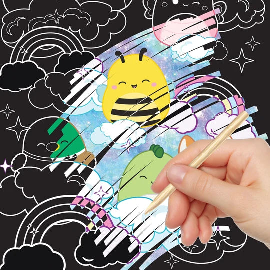 Original Squishmallows Scratch Art Creations Book