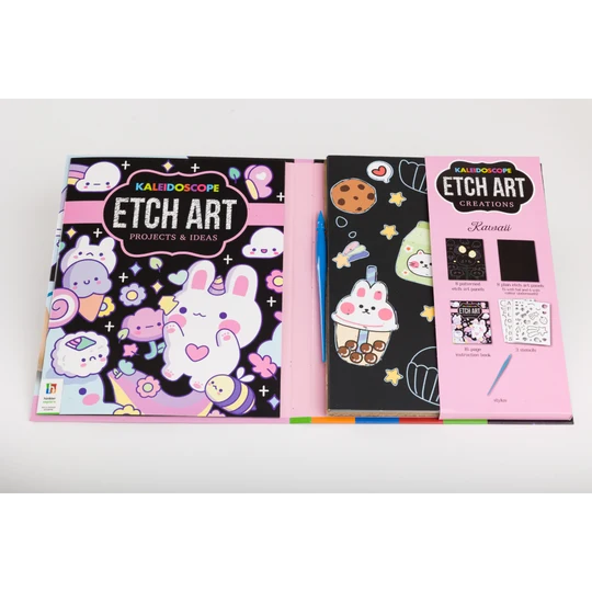 Kaleidoscope Etch Art Creations: Kawaii
