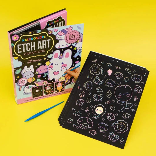 Kaleidoscope Etch Art Creations: Kawaii