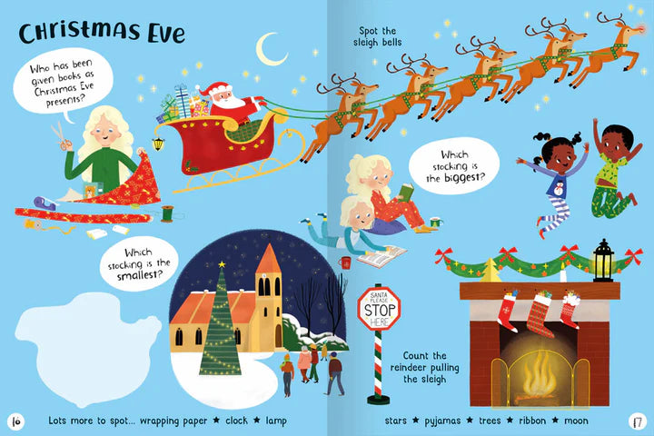 Lots To Spot: Christmas! Sticker Book