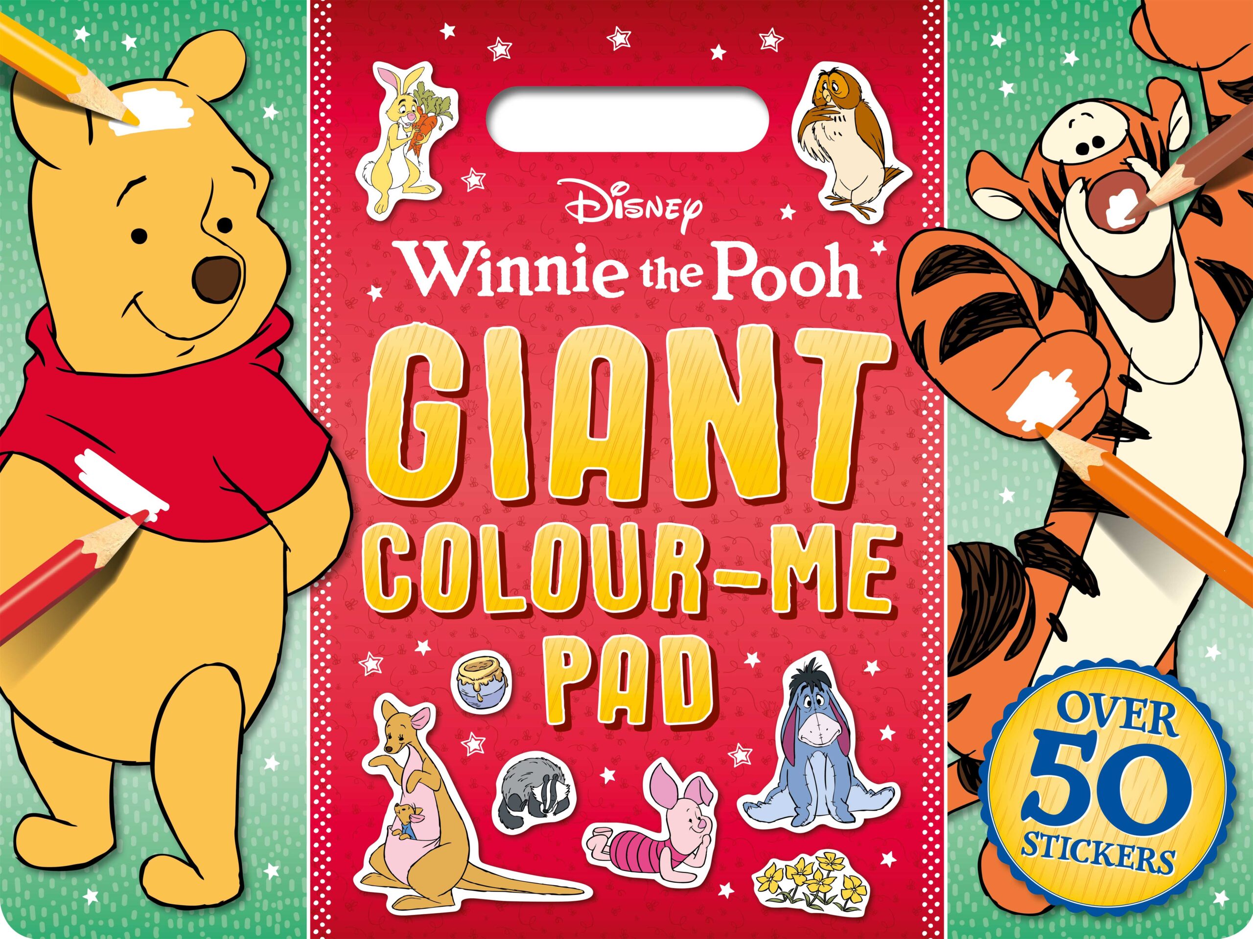Disney Winnie The Pooh: Giant Colour-Me Pad