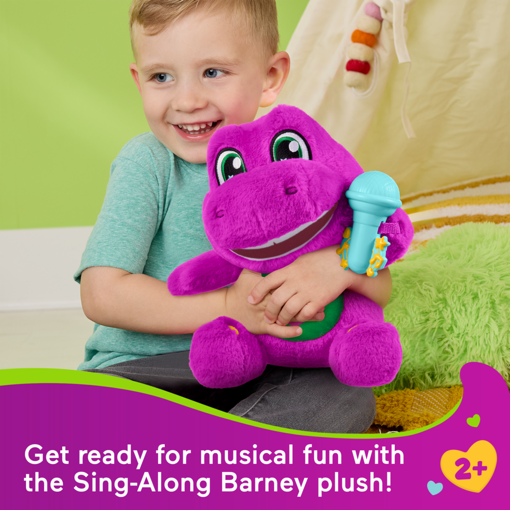 Fisher-Price Barney's World Singing Barney Plush Toy