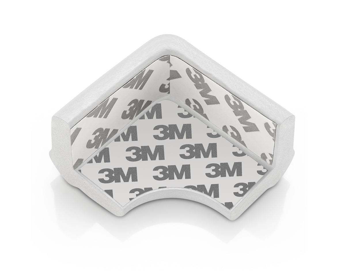 Soft Bite-Resistant Corner Protectors 4 Pk - White