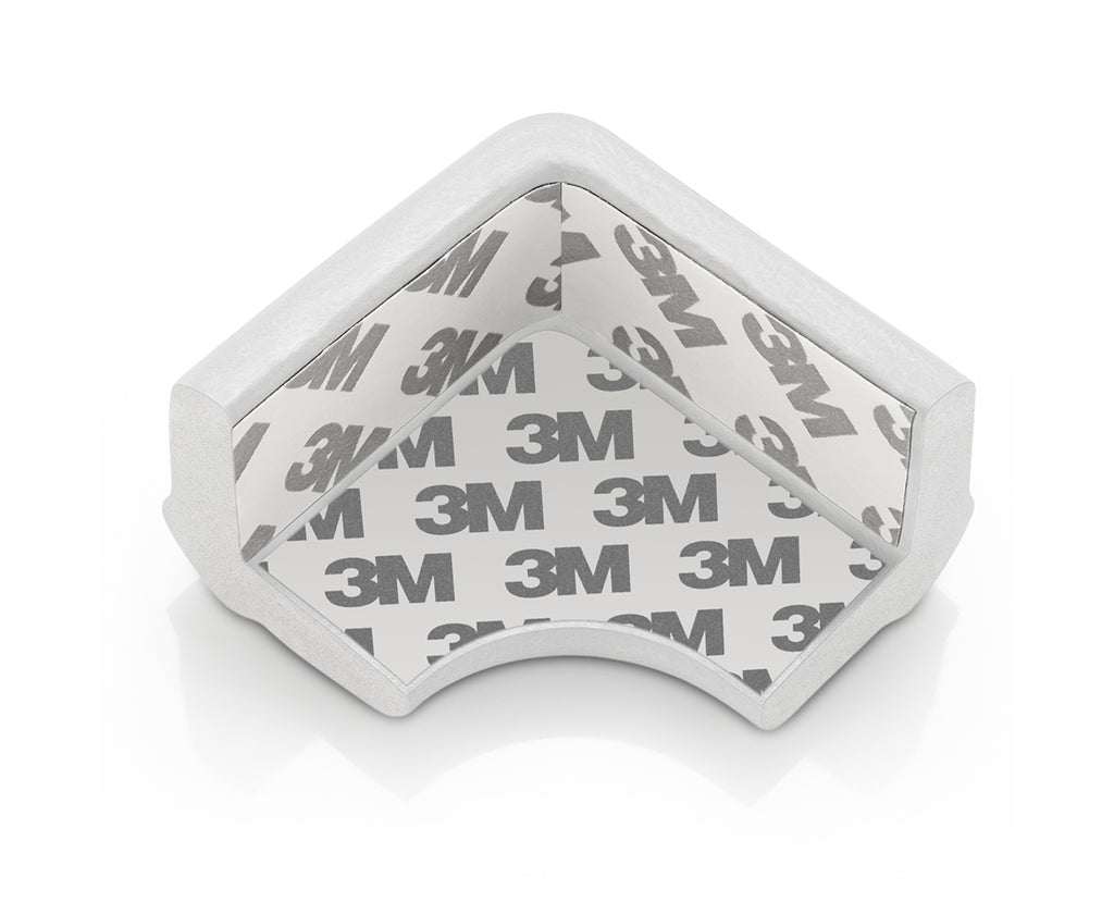 Soft Corner Protection Soft Bite-Resistant Corner Protectors 4 Pk - White