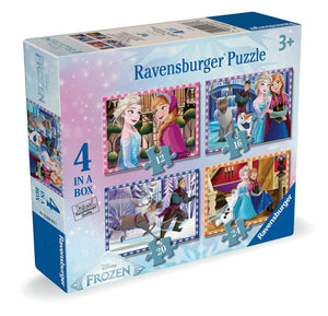 Ravensburger Disney Frozen, 4 In A Box (12, 16, 20, 24 Piece) Jigsaw Puzzles