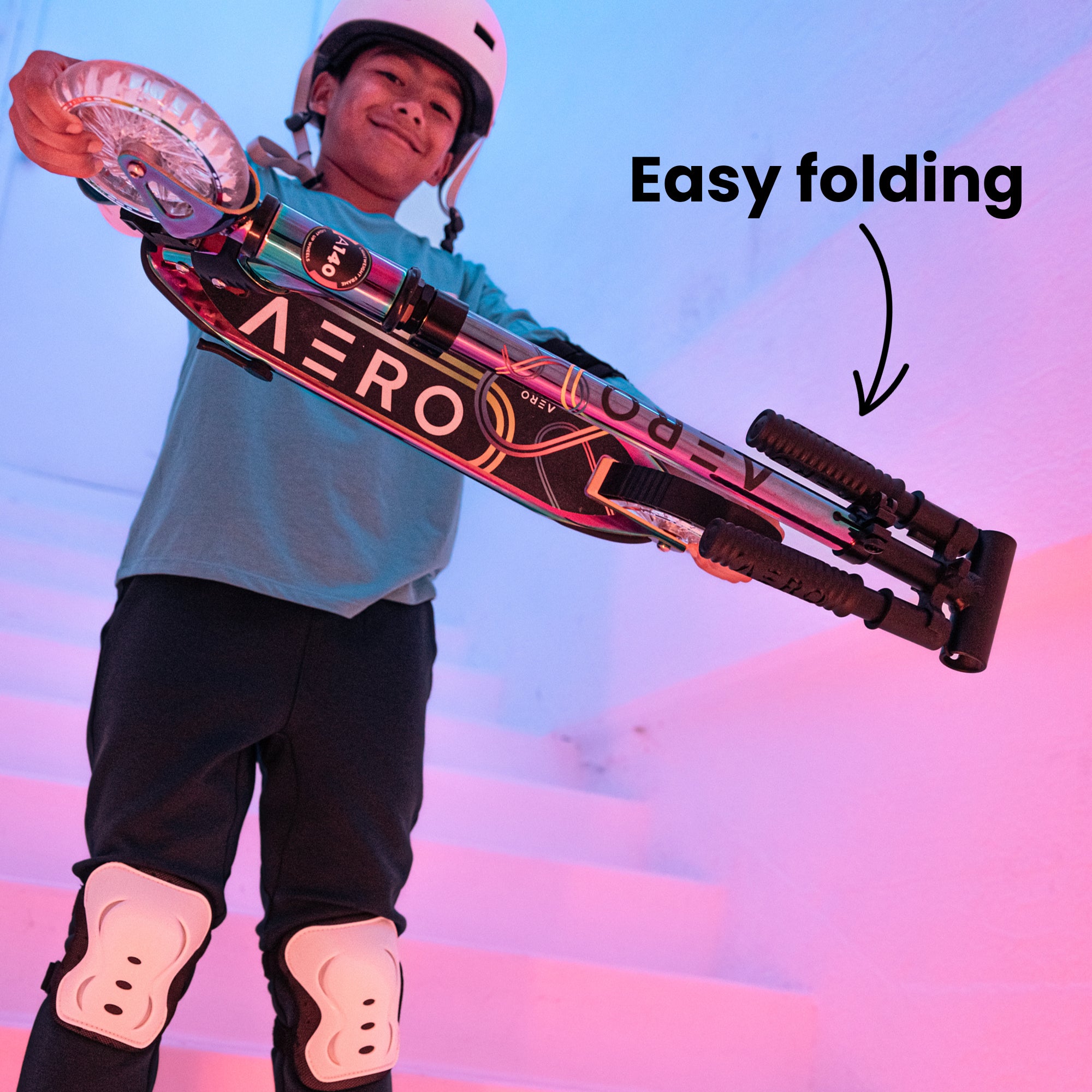 Aero Neo Chrome Kick Scooter