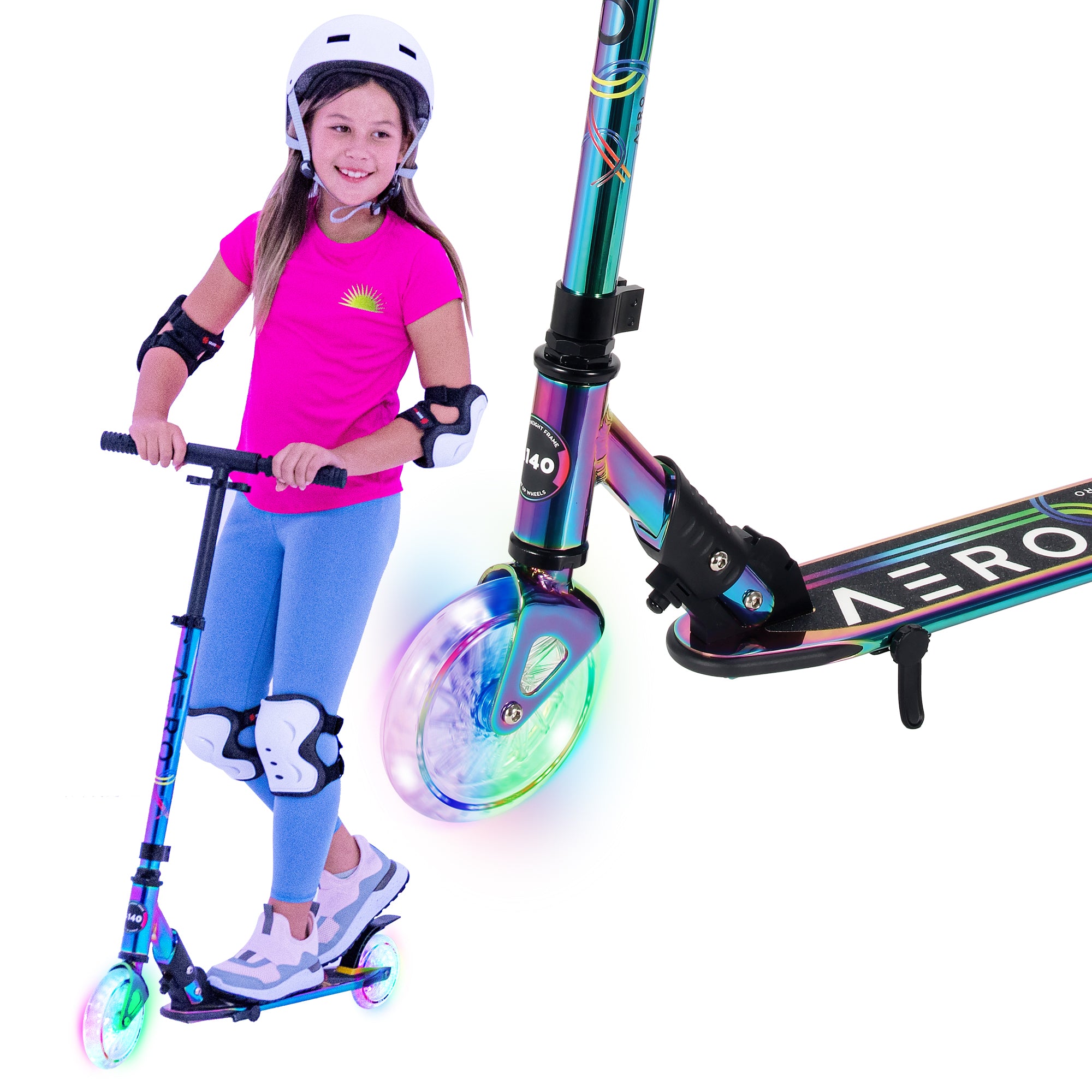 Aero Neo Chrome Kick Scooter