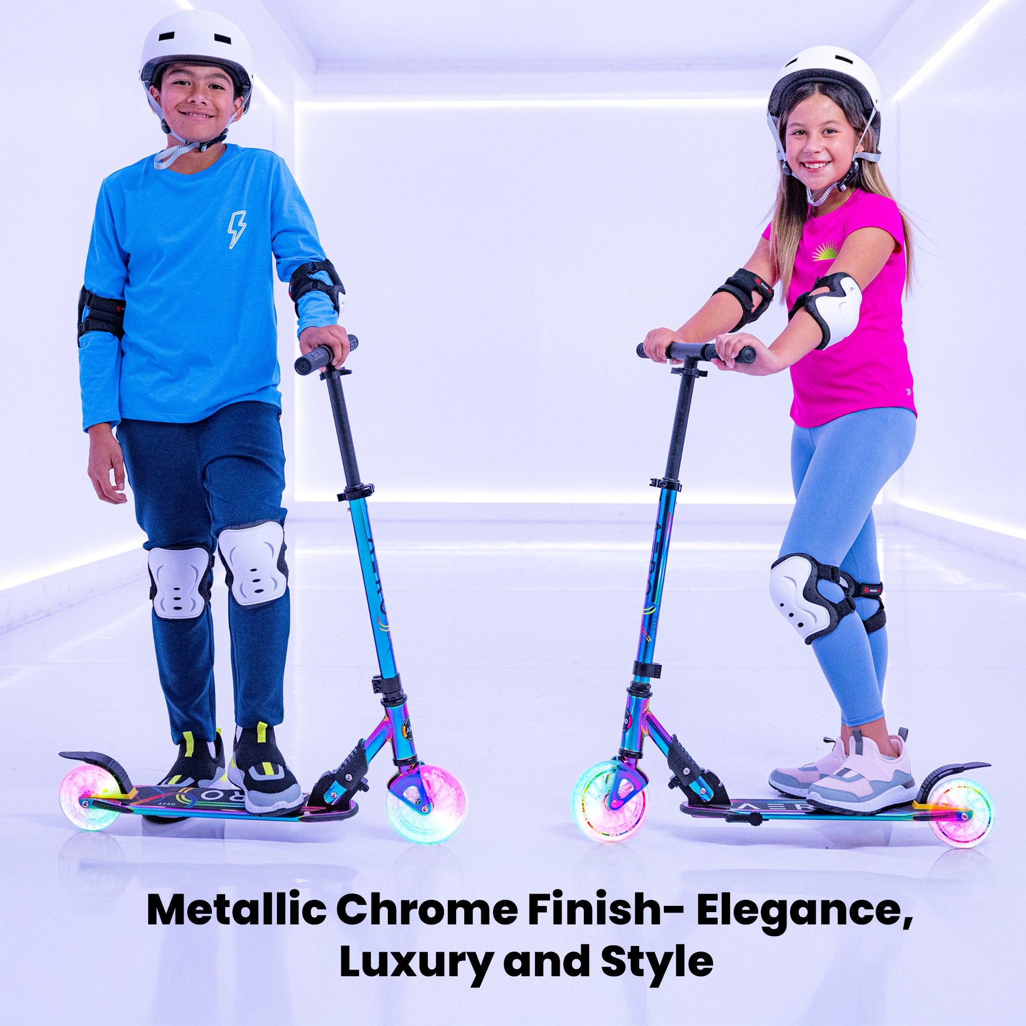 Aero Neo Chrome Kick Scooter