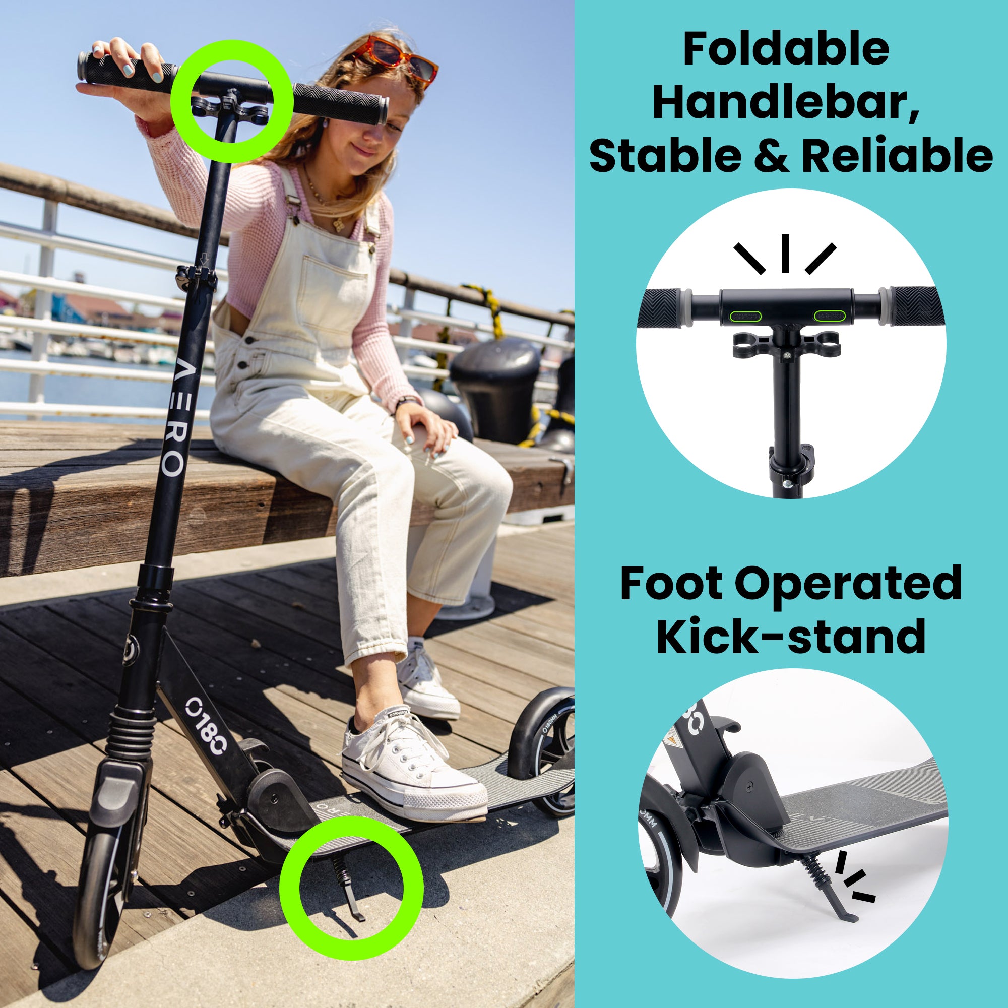 Aero A180 Folding Kick Scooter