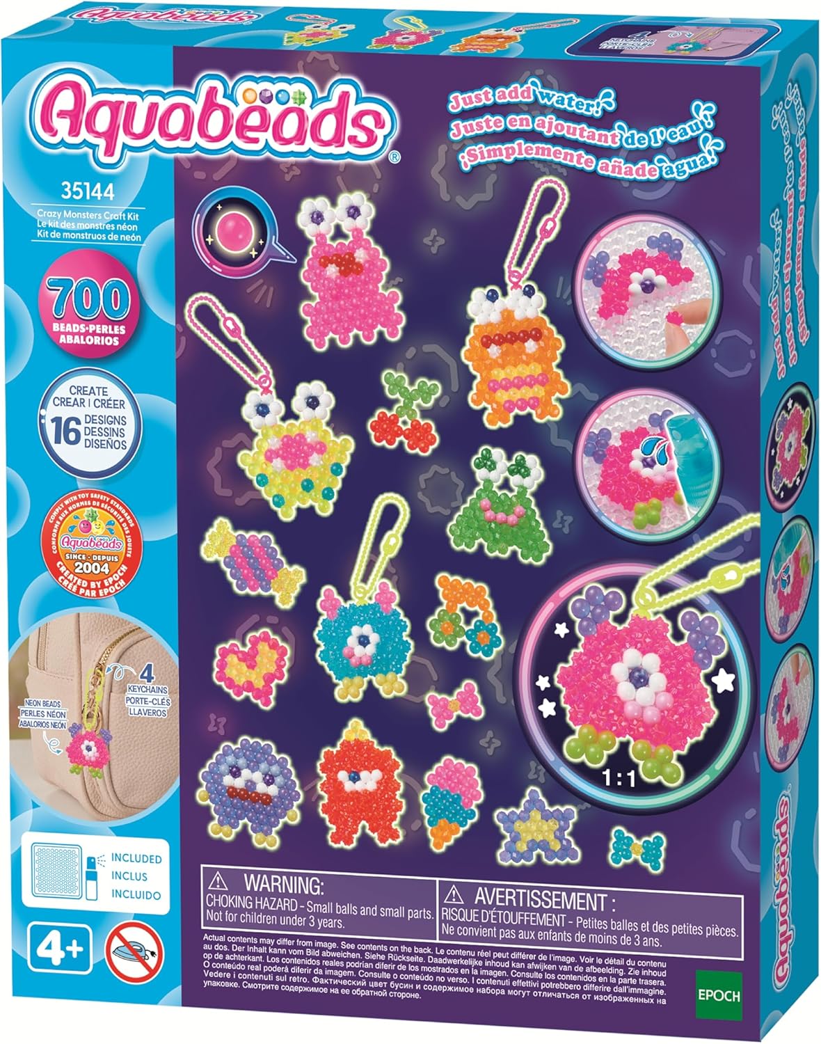 Aquabeads Crazy Monsters Craft Kit